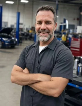 Leon Foster, automotive diagnostic technician, discussing SynGas